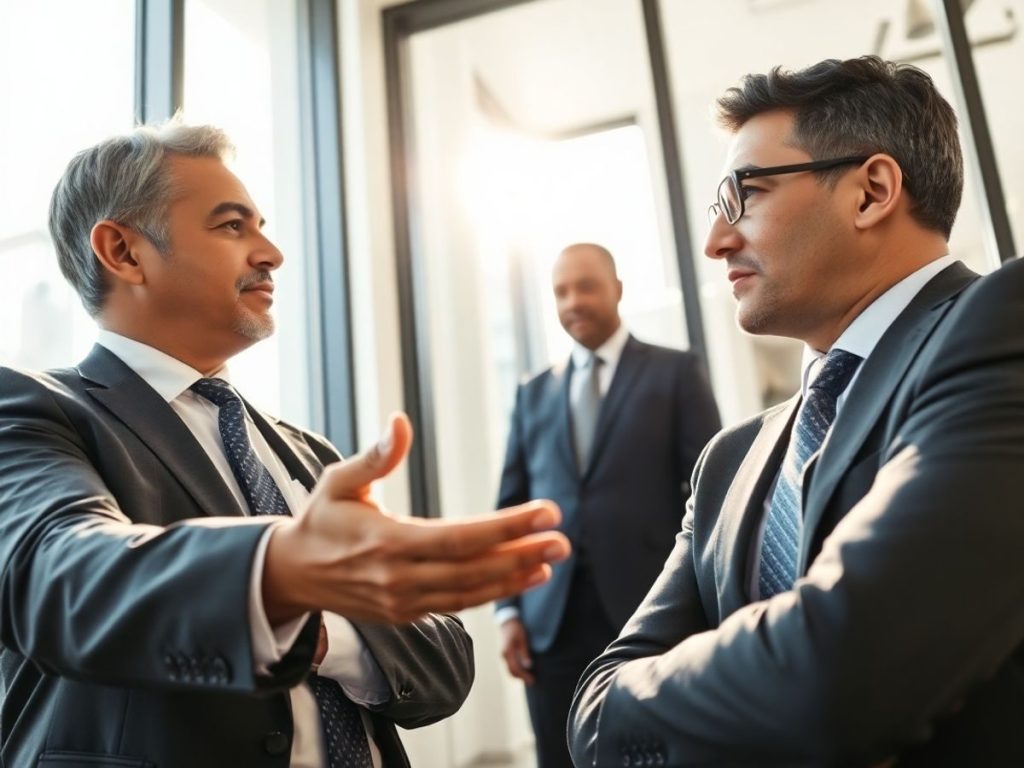 Avocat litigii de muncă oferind consultanță