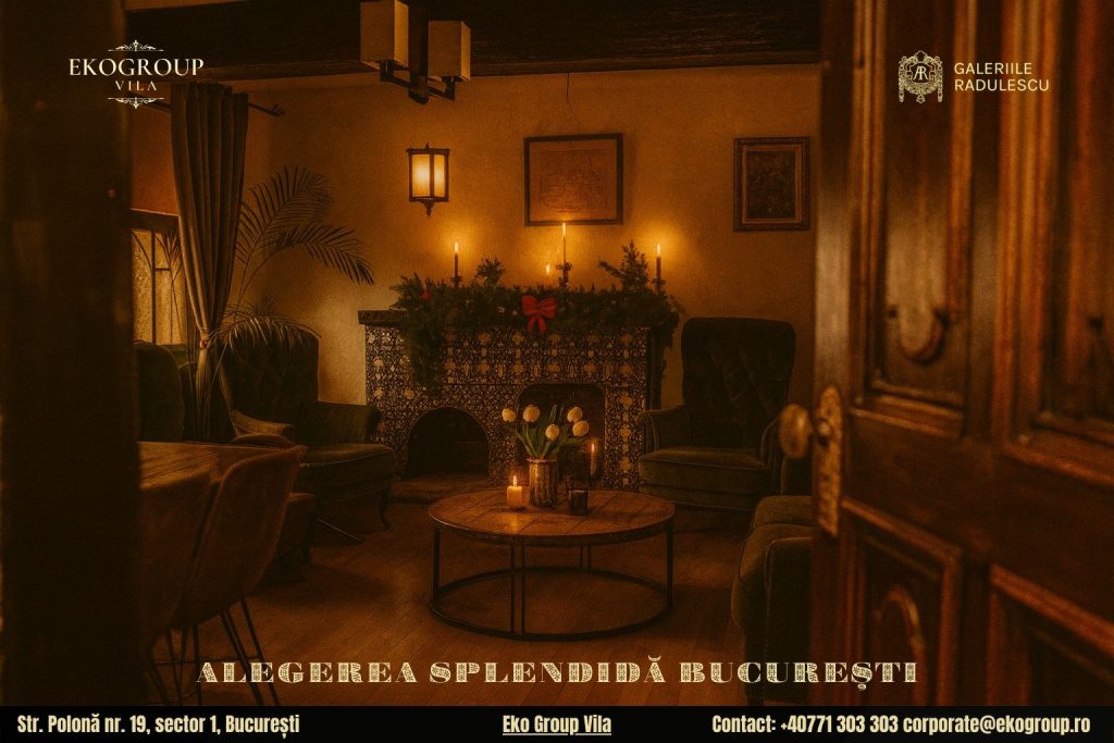 Destinații de Crăciun în București: Magia Crăciunului anilor ’30 la Eko Group Vila, o experiență elegantă și memorabilă